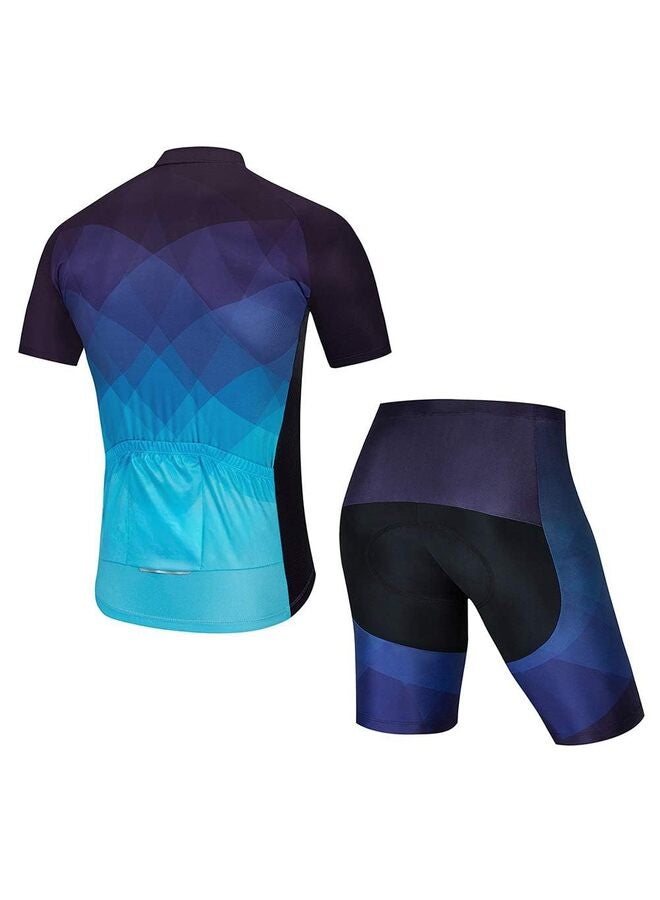 Cycling Jersey Set Bib Shorts Summer Cycling Clothing Suit Pro Team Bike Clothes (Size : 5-xxl) - Image 2