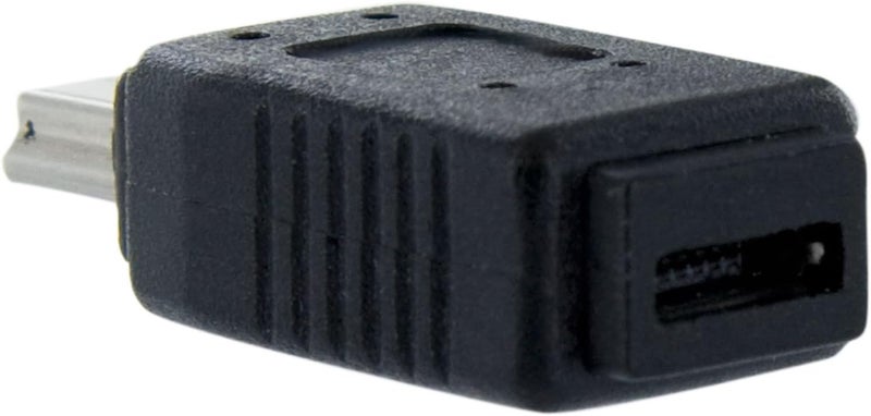 StarTechcom Micro USB to Mini USB 20 Adapter  Micro USB f to Mini USB m UUSBMUSBFM Black - Image 2