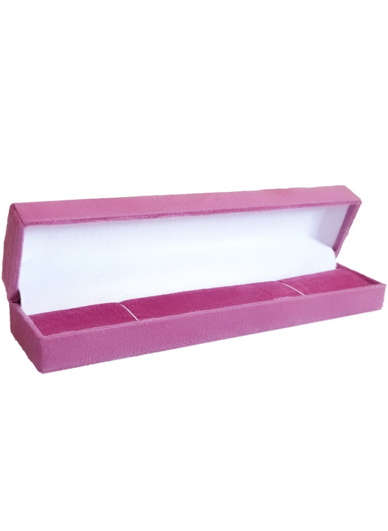 Generic - Velvet Box for Long Chain Gifts jewelers and Accessories Bracelet Storage Bag - Jewelry Display Box for Wedding - Engagement - Proposal - Birthday and Anniversary - Image 1