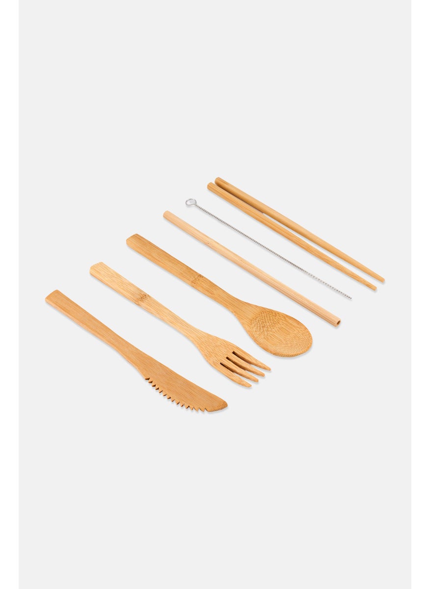 Biodegradable Bamboo Cutlery Set With Canvas Wrap, Blue - pzsku/ZBFAA745DE0DA01E0B058Z/45/_/1738764342/24539011-bbc4-4b33-91da-fef09edeff78