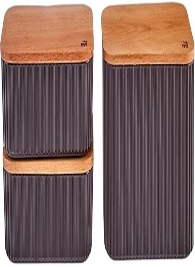 Karaca Karaca | Massimo 3-Piece Storage Container Set Plum 