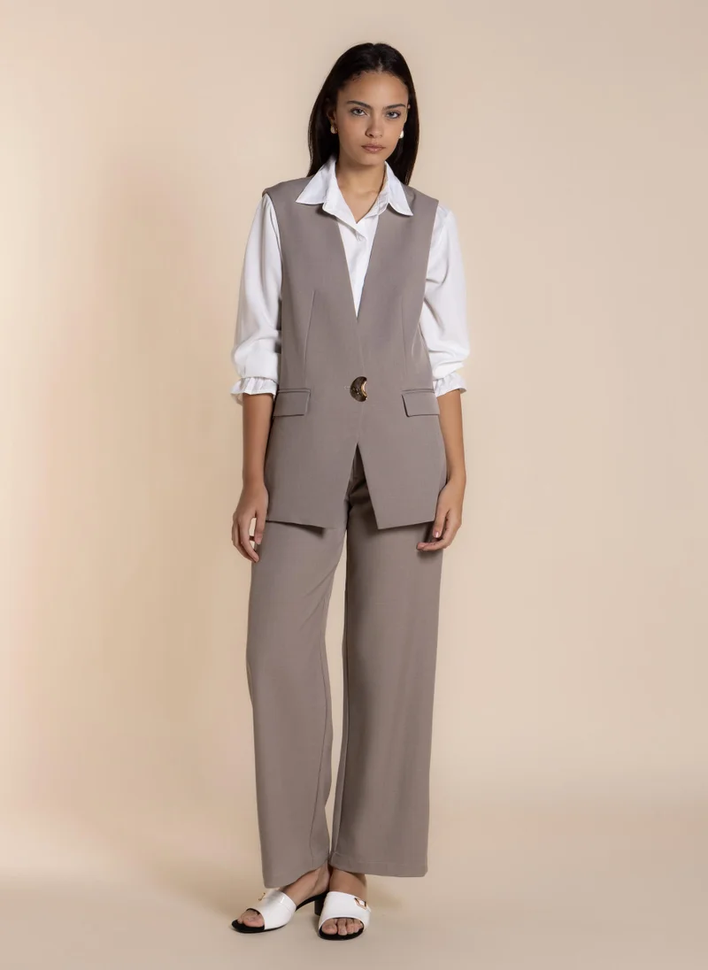 شايبس STATEMENT LONG WAISTCOAT SET