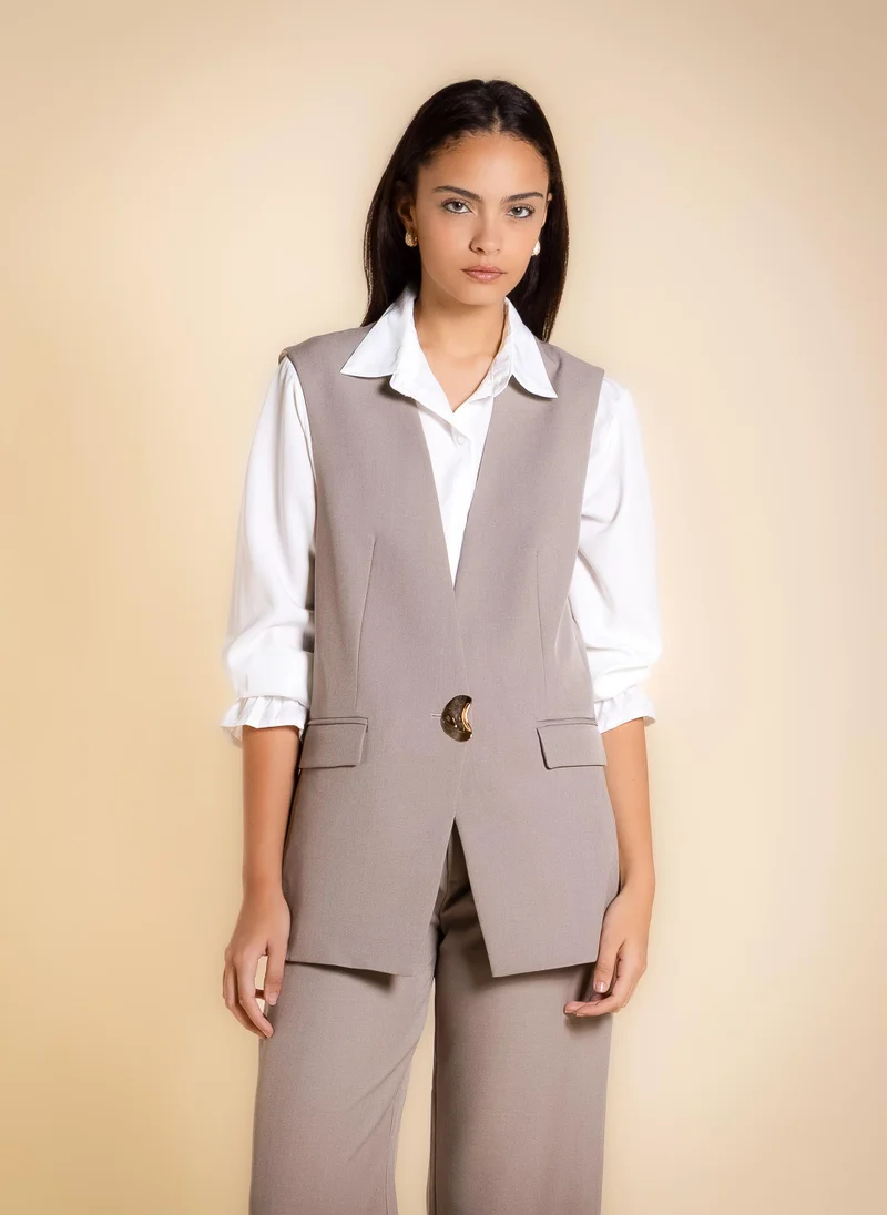 شايبس STATEMENT LONG WAISTCOAT SET