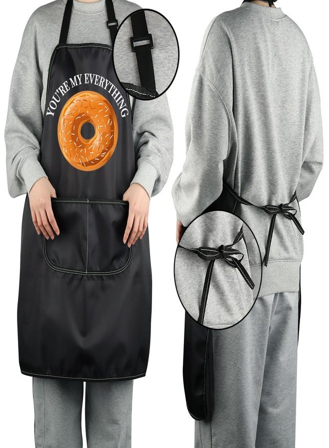 G2TUP You're My Everything Apron With Bagel Lover Merch Food Lover Gift Food Series Gift (Unisex-Adults, One Size Fits All, Polyester, Bib, Tie Strap, 2 Pockets) - Image 5