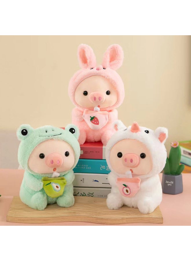 null - Premium Small Dolls Toy Grabber Machine Wedding Celebration Flocking Plush Toys Short Hair Rabbit Design Customizable PP Cotton-Color:Bronzing Point Crystal Super Dragon 25 Cm-Height:As Above - Image 1