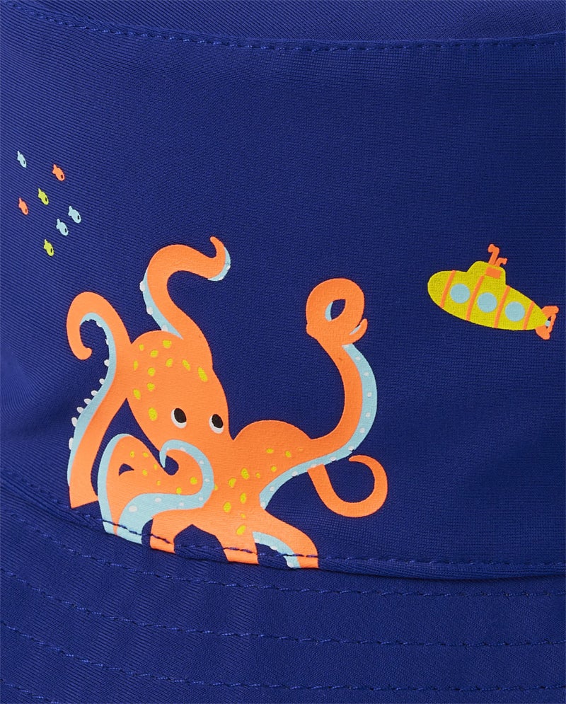 Gymboree,Boys,and Toddler Fashion Hats,Sea Creature/Octopus Reversible,6-8 - Image 3