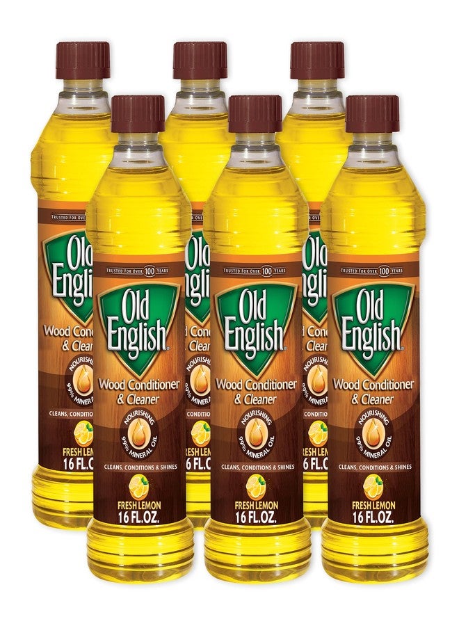 Old English 0-62338-07325-5 Lemon Oil Furniture Polish, 96 fl oz. (Pack of 6) (Packaging Label May Vary) - Image 1