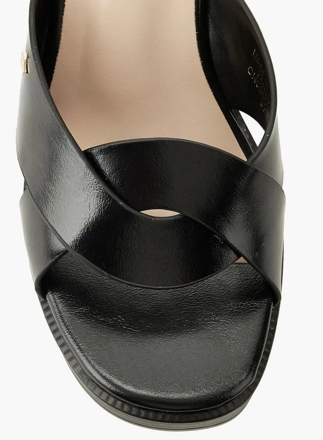Surestep BLACK Women Block Heel Sandals for Women | Best Price UAE