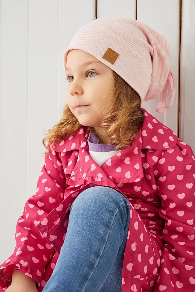 بيبيجيز Baby Girl Child Powder Hat Beanie Handmade Comfortable Skin-friendly 100% Cotton Camisole
