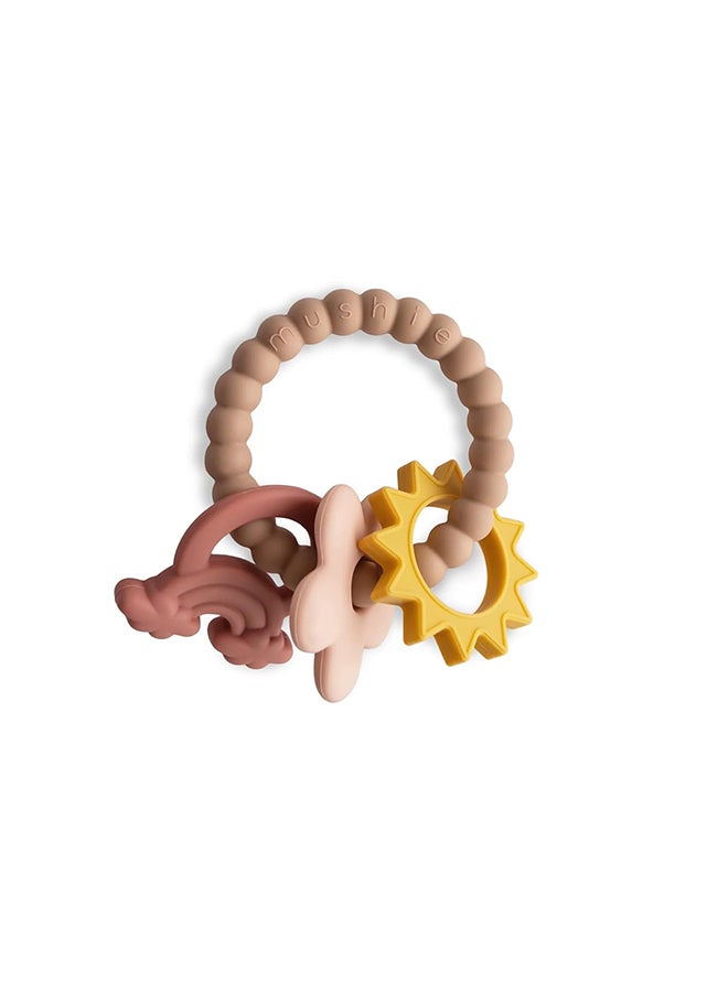 Mushie Nature Teething Ring - Image 4