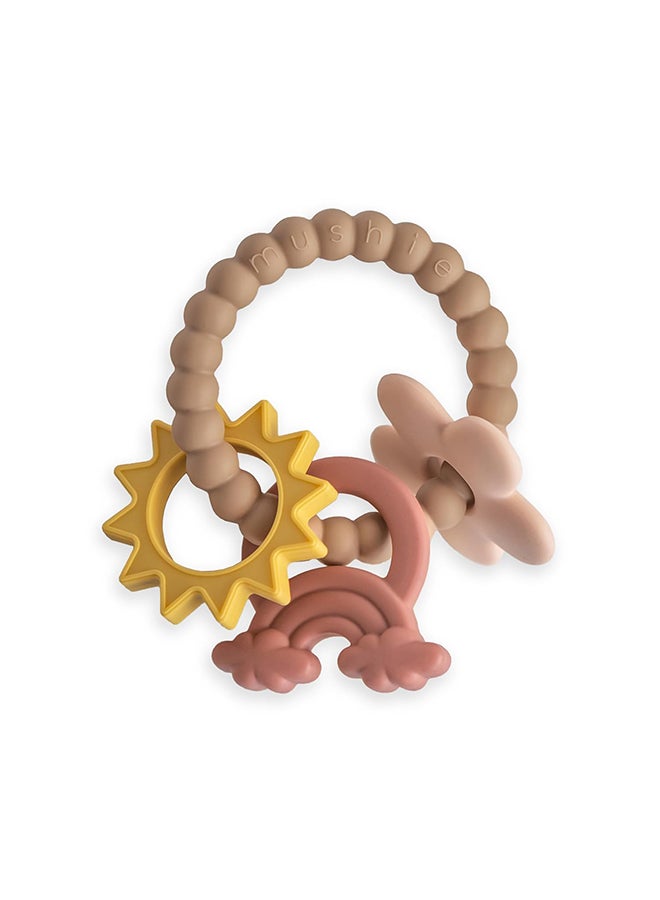 Mushie Nature Teething Ring - Image 1