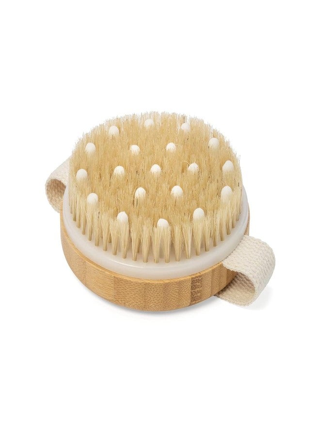SUNDAY Dry Body Brush for Beautiful Skin - Solid Wood Frame & Boar Hair Exfoliating Brush to Exfoliate & Soften Skin, Improve Circulation, Stop Ingrown Hairs, and Reduce The Appearance Cellulite - Image 1