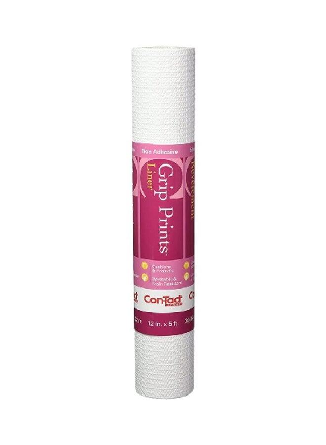Con-Tact Shelf Liner White 12 Inch x 5ft 05F-C7Y52-06 - Image 1