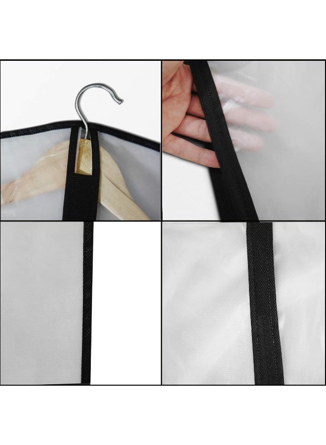 NOSKIN 6-Pack XXL Clear Garment Bags 24"x55" (61x140cm) for Long Dresses Gowns Suits Coats - Image 5