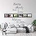LIYAOLI LIYAOLI Every Family Has a Story,Family Wall Stickers Contains 6 Pcs 4x6in Picture Frame,Wall Stickers for Living Room  - Image 2
