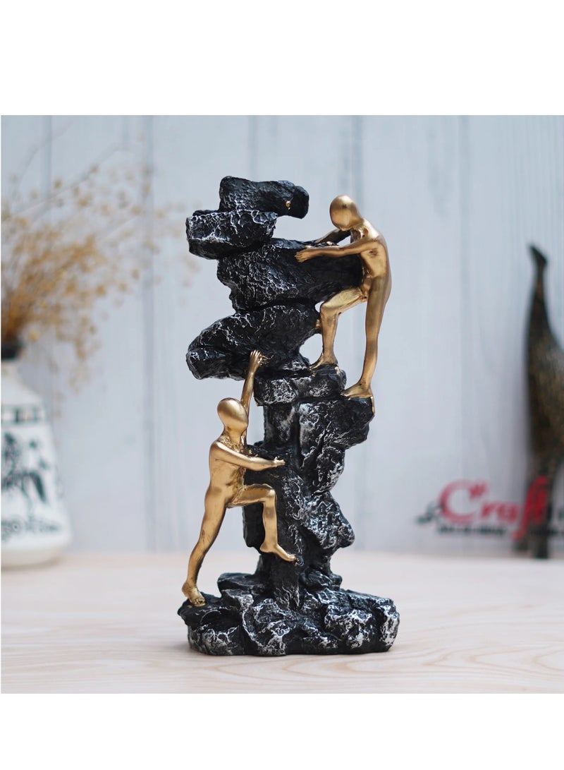 Resin Antique Showpiece Statue For Home Decor Living Room Bedroom Decoration Items Gift To Wife Husband Boyfriend Girlfriend, Multi Colour - Image 1