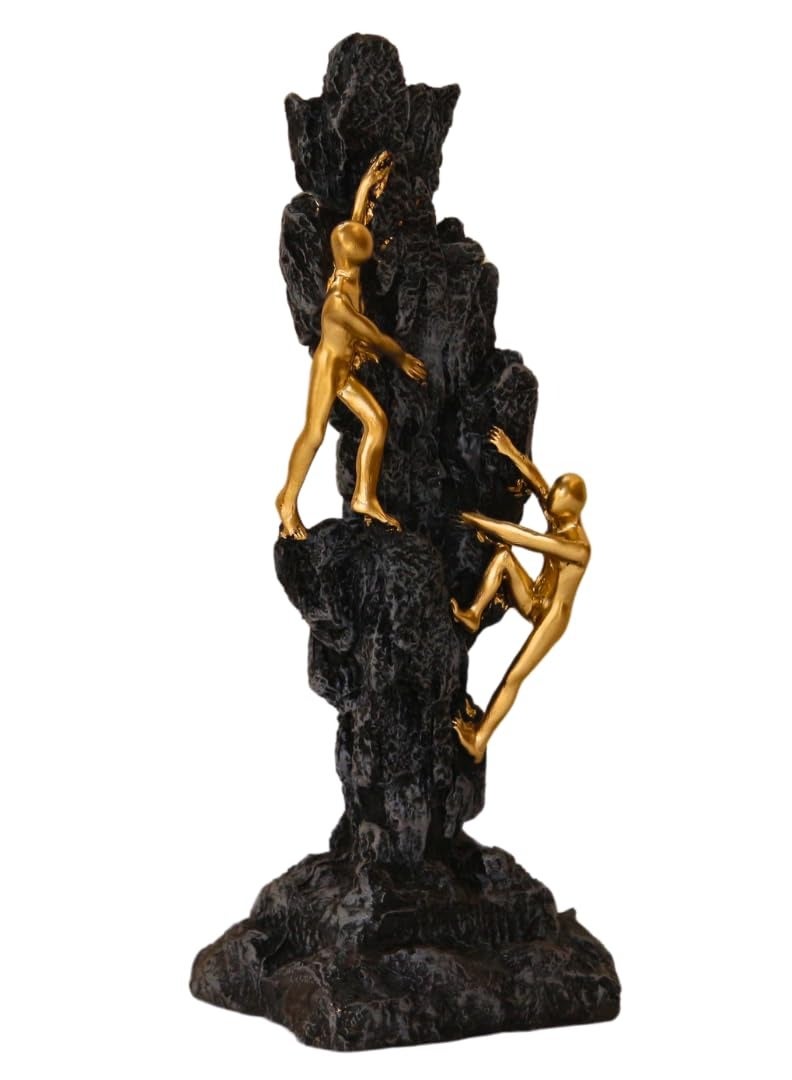 Resin Antique Showpiece Statue For Home Decor Living Room Bedroom Decoration Items Gift To Wife Husband Boyfriend Girlfriend, Multi Colour - Image 2