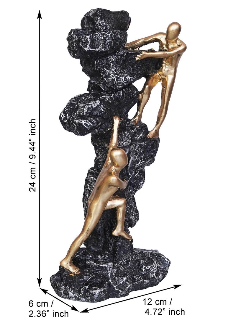 Resin Antique Showpiece Statue For Home Decor Living Room Bedroom Decoration Items Gift To Wife Husband Boyfriend Girlfriend, Multi Colour - Image 3