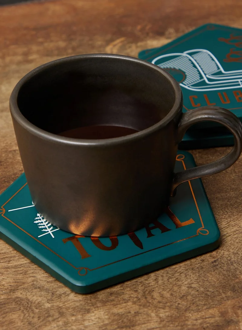 GENTLEMEN'S HARDWARE Set Of 4 Golf Ceramic Coaster
