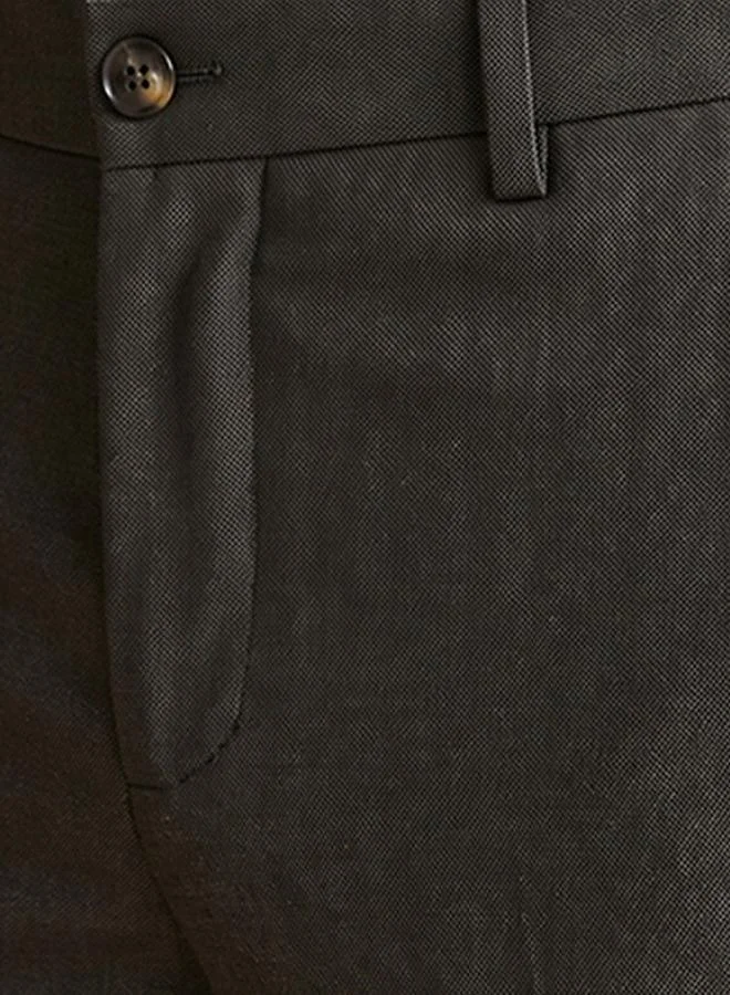 Splash FAV Slim Fit Dobby Formal Trousers