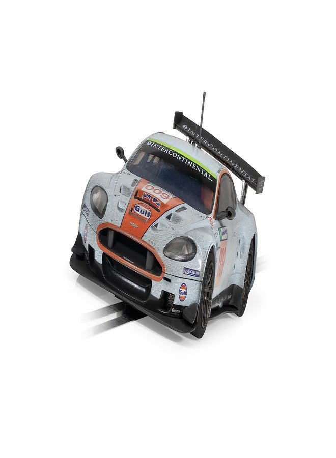 Scalextric Aston Martin DBR9 ROFGO Gulf Edition #009 Dirty Livery 1:32 Slot Race Car C4316 - Image 3