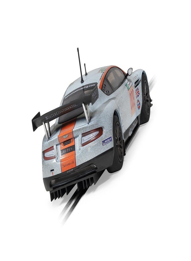 Scalextric Aston Martin DBR9 ROFGO Gulf Edition #009 Dirty Livery 1:32 Slot Race Car C4316 - Image 4