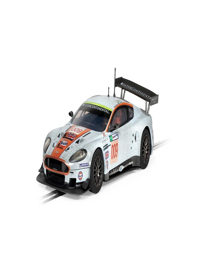 Scalextric Aston Martin DBR9 ROFGO Gulf Edition #009 Dirty Livery 1:32 Slot Race Car C4316 - Image 1