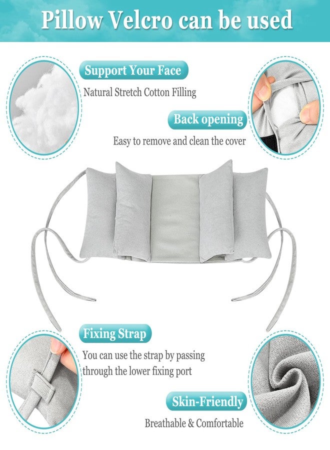 Mistuki Neck Wedge Stabilizer Pillow for Sleeping to Keep Head Straight While Surgery Head Upright Medical Wedge Positioning Bedridden Disabled Elderly Face up Posture Corrector Headrest - Image 4