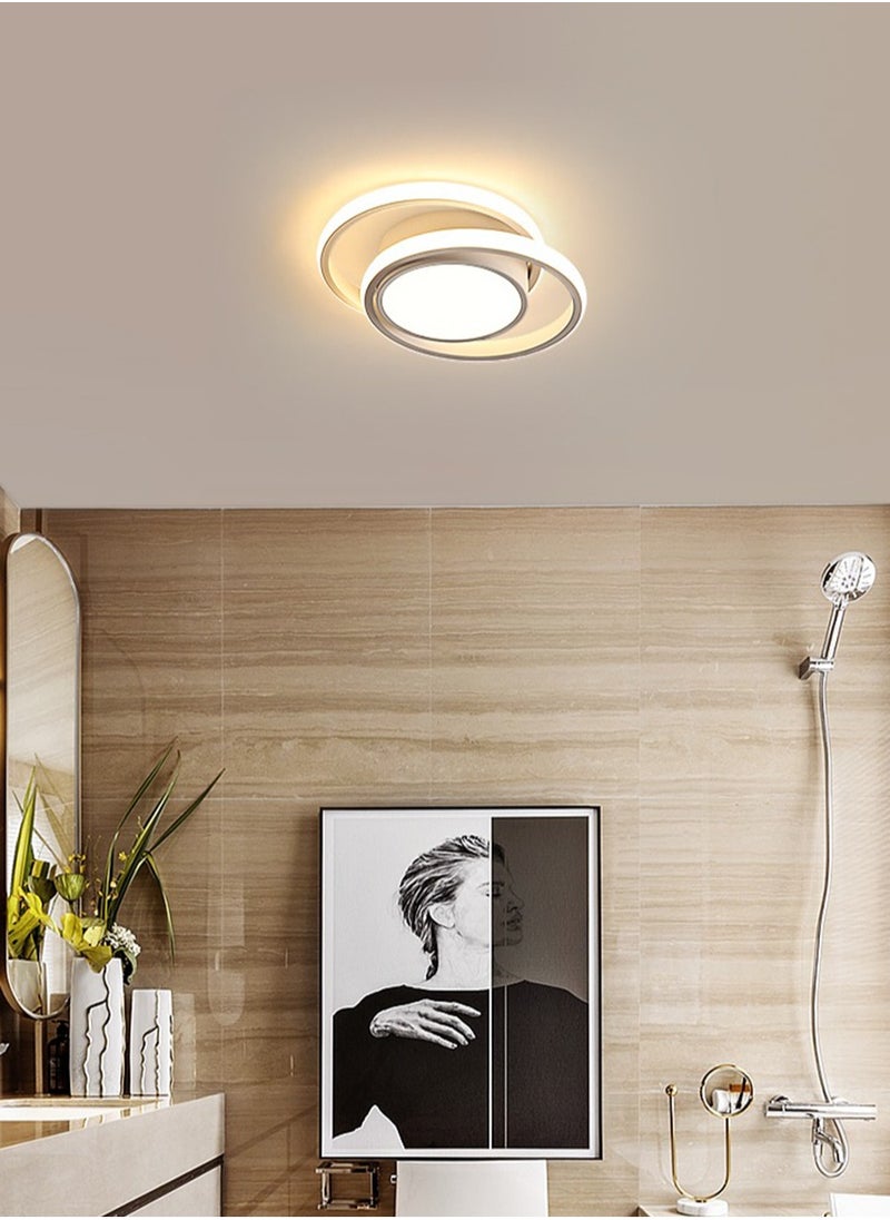 Goeco - Modern LED Ceiling Light, Round Ceiling Light Fixture, Warm White, Ceiling Lamp for Living Room - Image 1