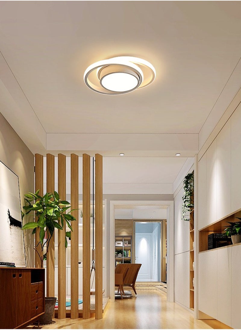 Goeco - Modern LED Ceiling Light, Round Ceiling Light Fixture, Warm White, Ceiling Lamp for Living Room - Image 1
