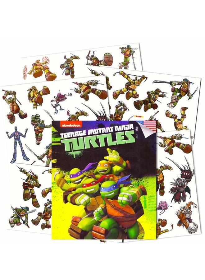 Teenage Mutant Ninja Turtles Temporary Tattoos for Kids (Party Supplies Pack),50 count(pack of 1)