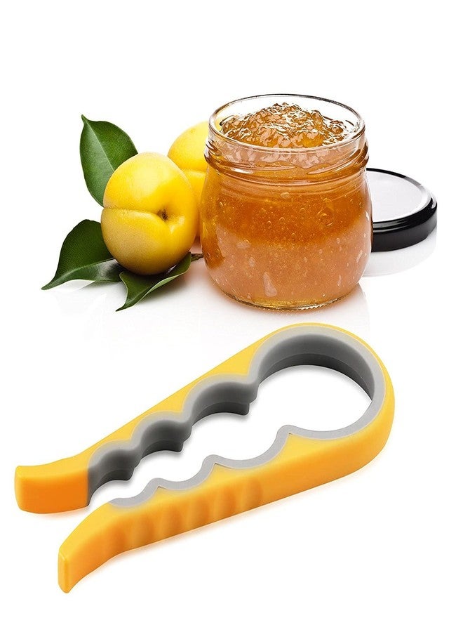 POXEFLIP Jar Opener Fits Most Jar Sizes with Manual Soft Grips Handle Easy Grip Jar Opener 4 in 1 Can Opener Bottle - Image 5