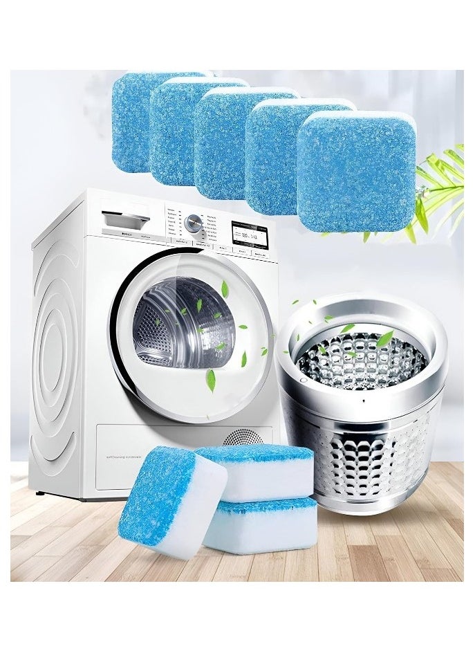 Generic - Washing Machine Cleaning Tablets – 12 Effervescent Capsules for Automatic and Manual Washers – Suitable for Front-Load and Top-Load Machines – Deep Cleaner for Removing Deposits and Accumulated Dirt – Washer Drum Sanitizer with Germ and Bacteria Elimination – Effective Tub Cleaner with Deodorizing Features - Image 1