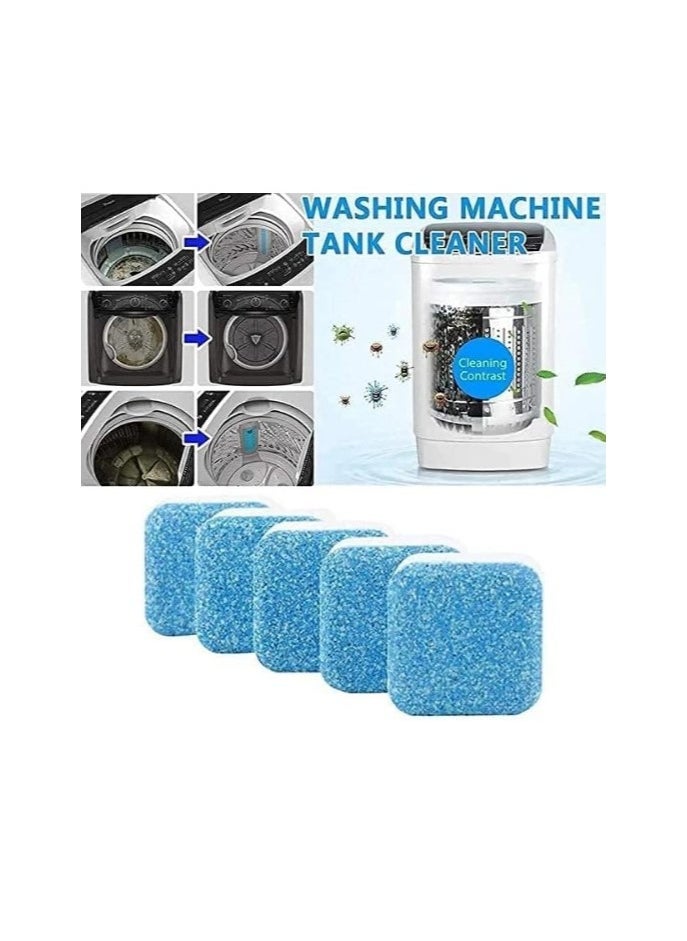 Generic - Washing Machine Cleaning Tablets – 12 Effervescent Capsules for Automatic and Manual Washers – Suitable for Front-Load and Top-Load Machines – Deep Cleaner for Removing Deposits and Accumulated Dirt – Washer Drum Sanitizer with Germ and Bacteria Elimination – Effective Tub Cleaner with Deodorizing Features - Image 1