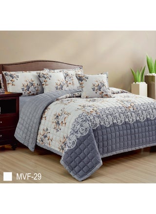 Comforter set for two people 6piece bedspread, polyester 240 by 220cm - pzsku/ZBFAB70F491E46F3014D4Z/45/1742670238/e005645f-02f6-4348-9365-879888599295