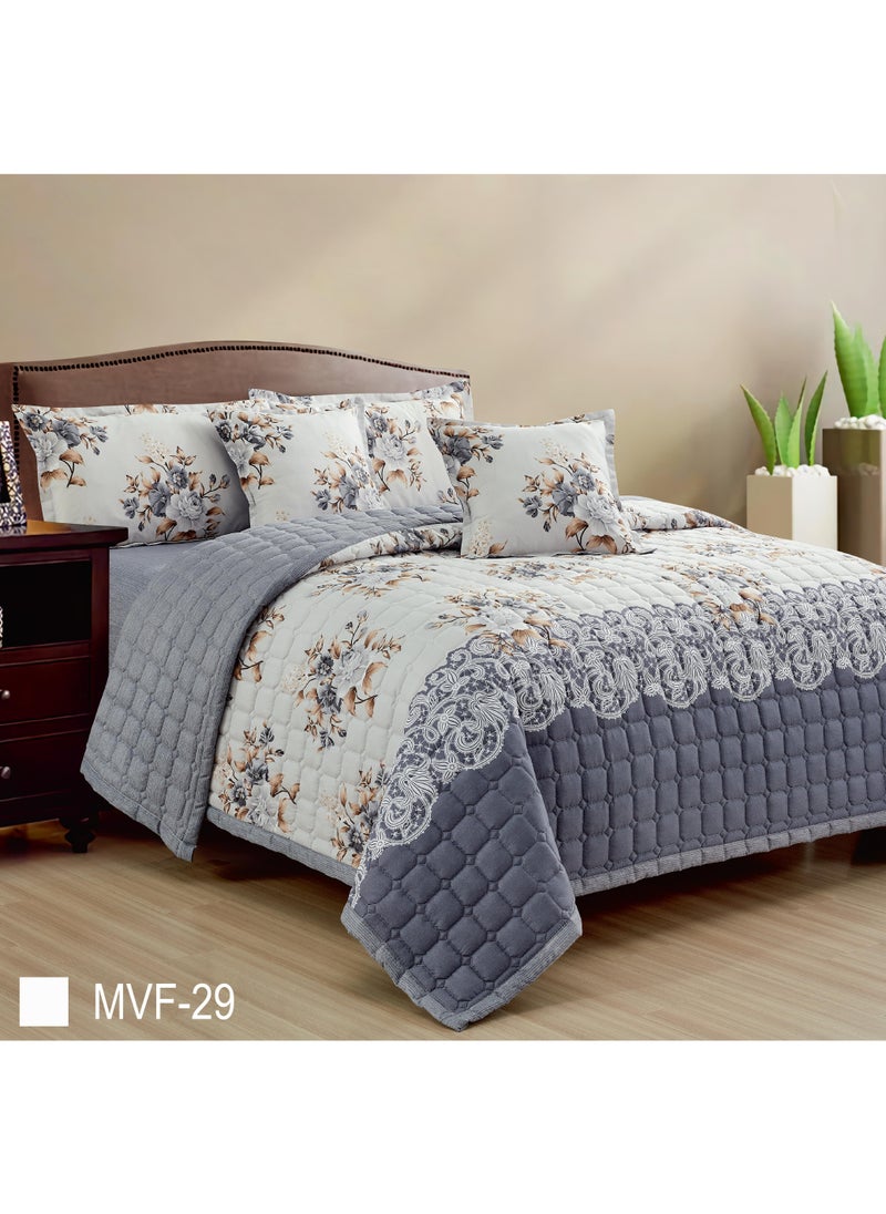 MARKA - Comforter set for two people 6piece bedspread, polyester 240 by 220cm - Image 1