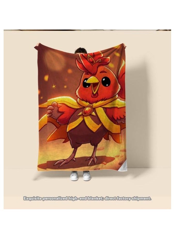 general Children's or student cartoon flannel thin blanket (warm and comfortable, suitable for sleep, games) 100cm*150cm - 852 - Image 5