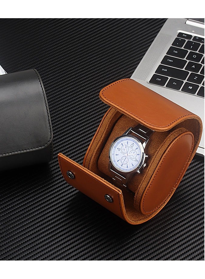 general Watch Box for Men, Mens Watch Case, Watch Storage Watch Holder Organizer for Men, Watch Display Case With Glass Lid - Image 3