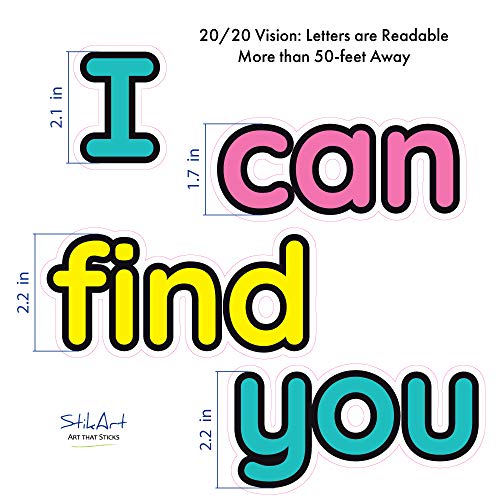 StikArt 40 Dolch Sight Words Wall Decals (Pre-K List) - Image 4