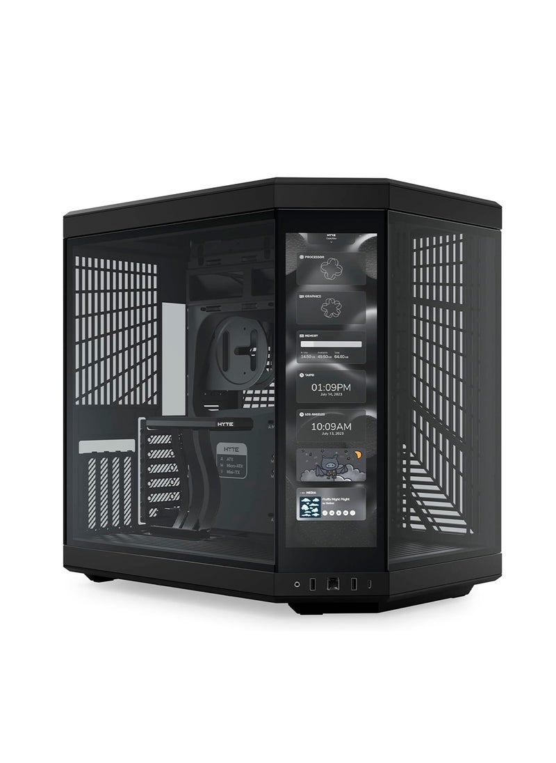 HYTE HYTE Y70 TOUCH INFINITE CASE 14.5” [PITCH BLACK]  - Image 1