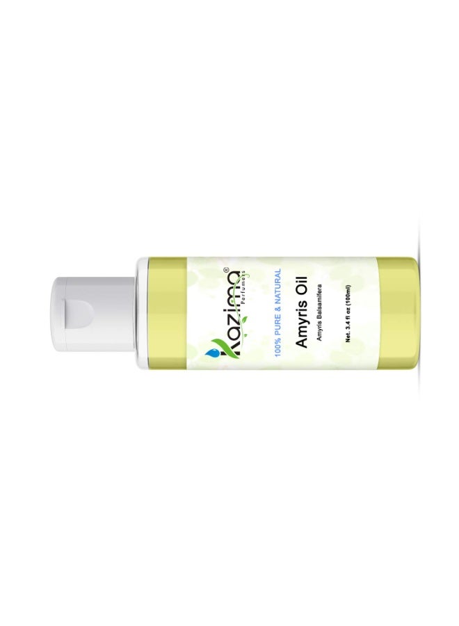 KAZIMA Amyris Essential Oil - 100% Pure Natural & Undiluted For Skin care & Hair care (100ml) - Image 2