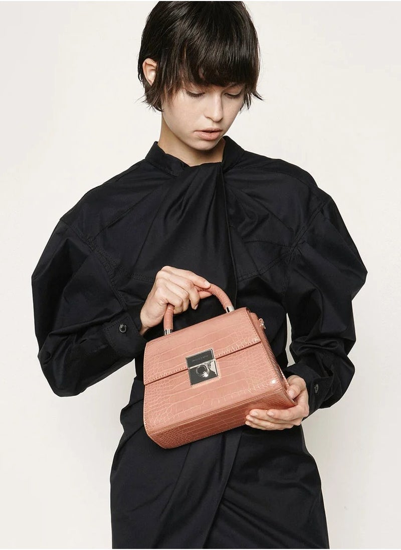 Charles & Keith Charles & Keith Clock Effect Structured Sculpture Bag  - Image 2