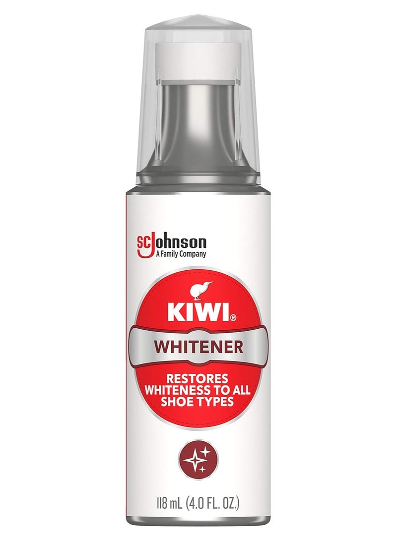 Shoe whitener | for leather, vinyl, canvas, nylon and more | 4 fl oz | includes sponge applicator