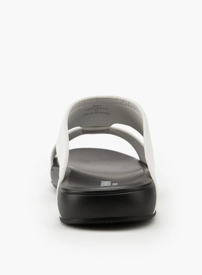 دوتشيني Men's Textured Arabic Slip-On Sandals