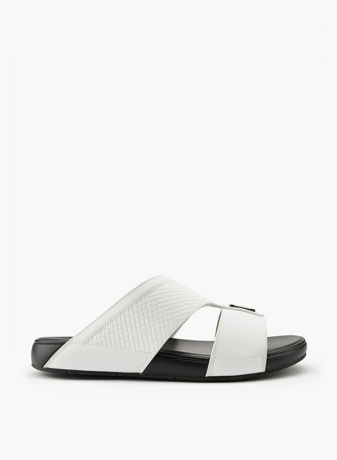 دوتشيني Men's Textured Arabic Slip-On Sandals