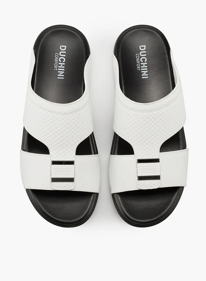 دوتشيني Men's Textured Arabic Slip-On Sandals