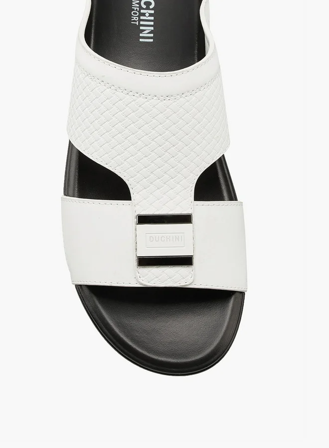 دوتشيني Men's Textured Arabic Slip-On Sandals