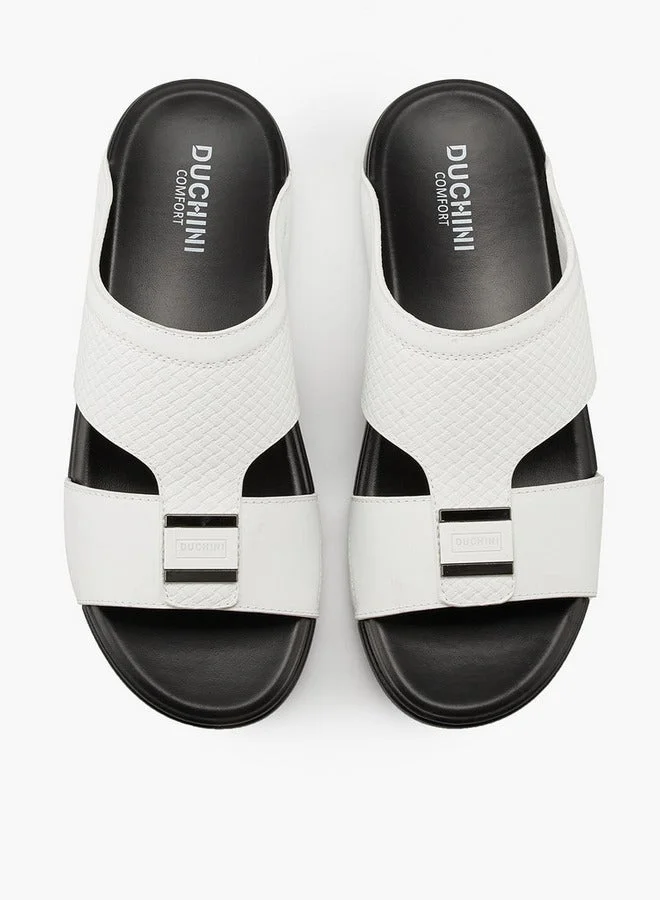 دوتشيني صنادل رجالية عربية سهلة الارتداء بنقوش