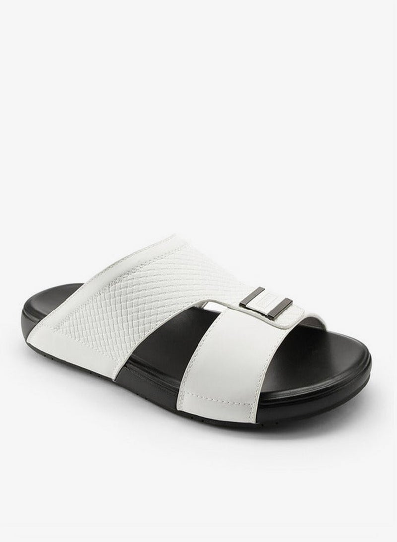 دوتشيني صنادل رجالية عربية سهلة الارتداء بنقوش - Image 3