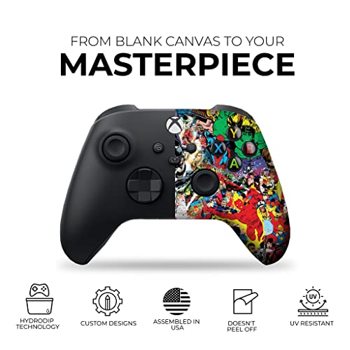 DreamController Comics Custom X-box Controller Wireless compatible with X-box One/X-box Series X/S by DreamController | Proudly Customized in USA with Permanent HYDRO-DIP Printing (NOT JUST A SKIN) - Image 3
